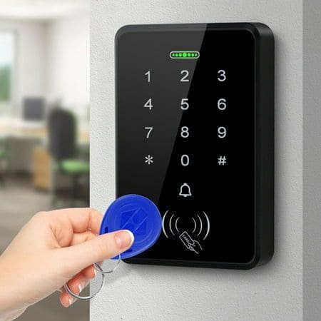 Avdolw High Capacity Access Control System with Keypad and Card Reader Ideal for Home Office and Public Places Multicolor